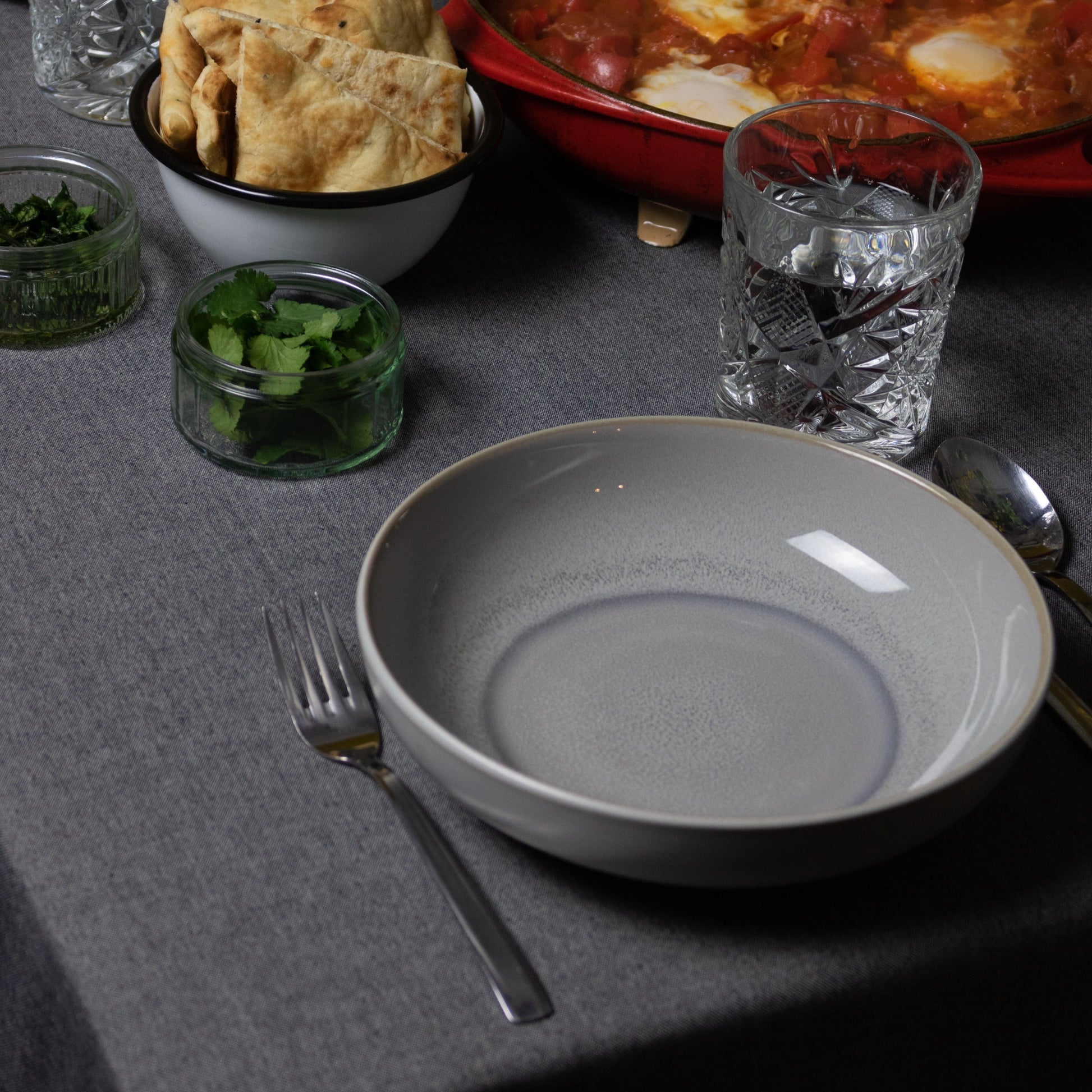 Bone China Black Crockery Set Color Glazed Dinner Set Dinnerware